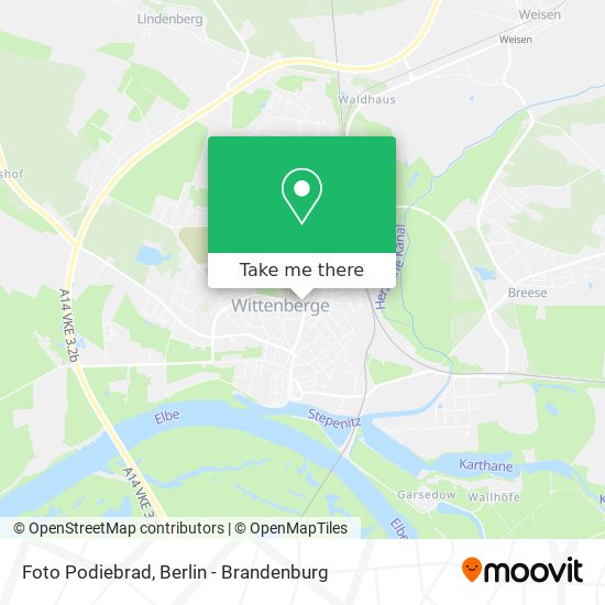 Foto Podiebrad map