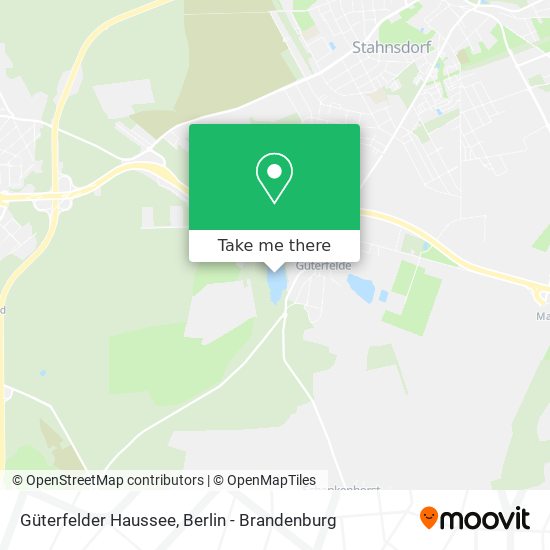 Güterfelder Haussee map