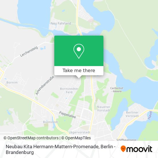 Neubau Kita Hermann-Mattern-Promenade map