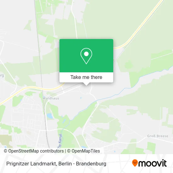 Prignitzer Landmarkt map