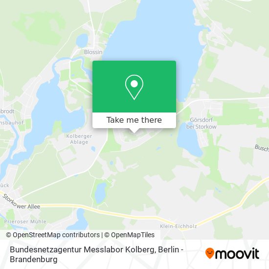 Карта Bundesnetzagentur Messlabor Kolberg