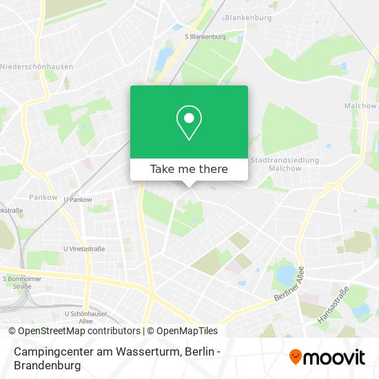 Campingcenter am Wasserturm map