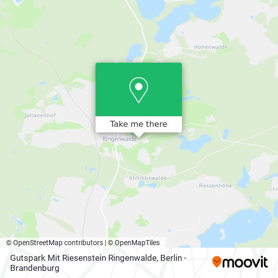 Gutspark Mit Riesenstein Ringenwalde map