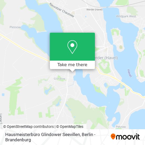 Hausmeisterbüro Glindower Seevillen map