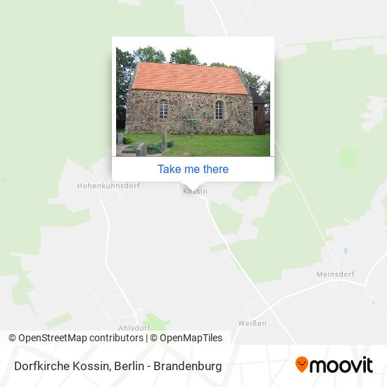 Dorfkirche Kossin map