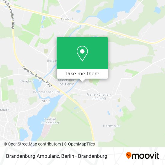 Brandenburg Ambulanz map