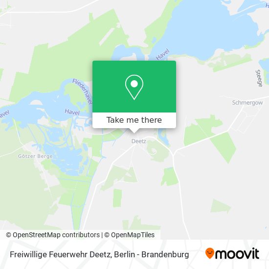 Freiwillige Feuerwehr Deetz map