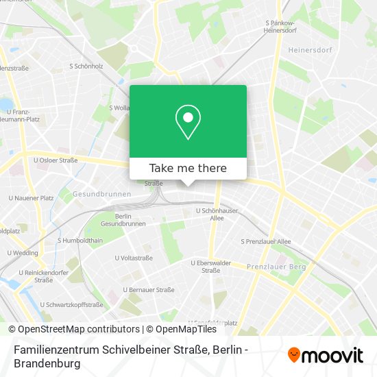 Карта Familienzentrum Schivelbeiner Straße
