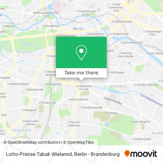 Lotto-Presse-Tabak Wielannd map