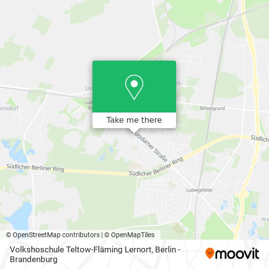 Volkshoschule Teltow-Fläming Lernort map