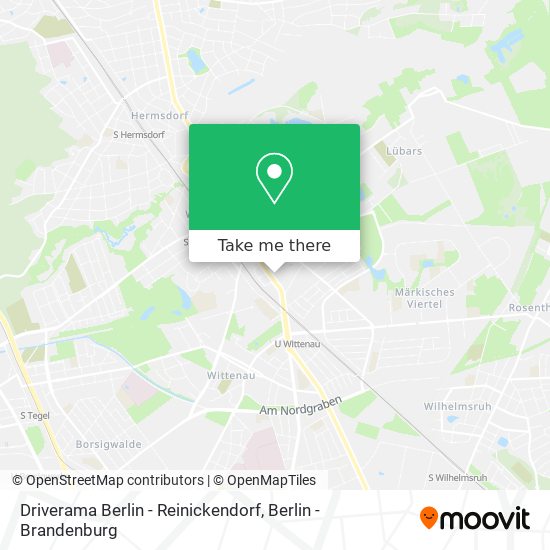 Карта Driverama Berlin - Reinickendorf