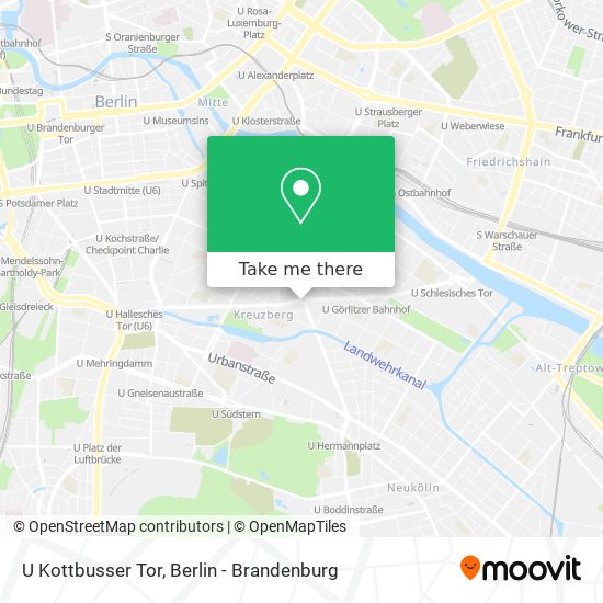 Карта U Kottbusser Tor