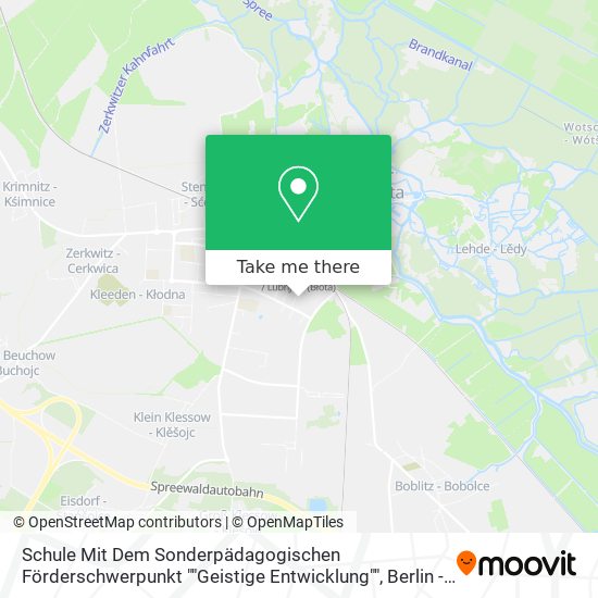 Schule Mit Dem Sonderpädagogischen Förderschwerpunkt ""Geistige Entwicklung"" map