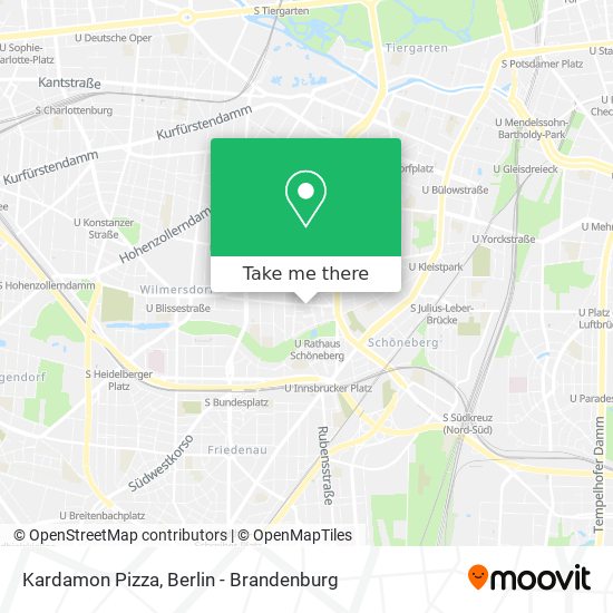Kardamon Pizza map