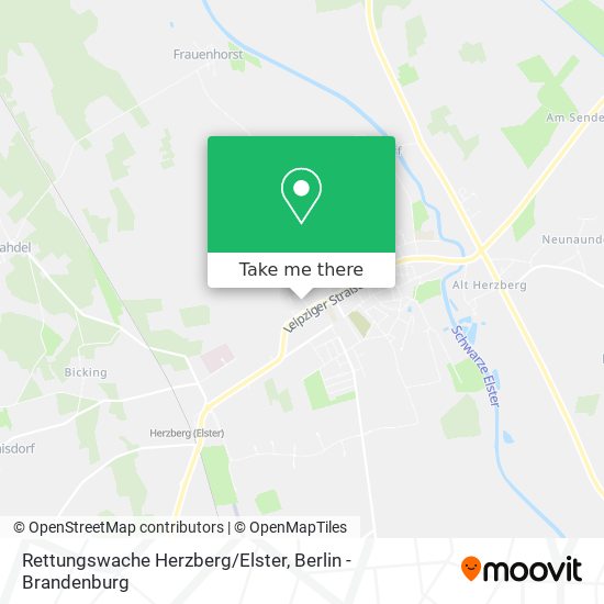 Rettungswache Herzberg/Elster map