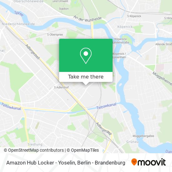Amazon Hub Locker - Yoselin map