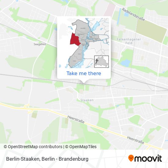 Berlin-Staaken map