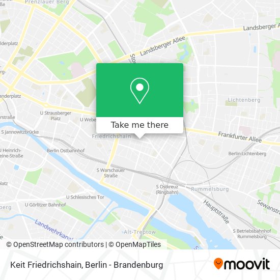 Карта Keit Friedrichshain