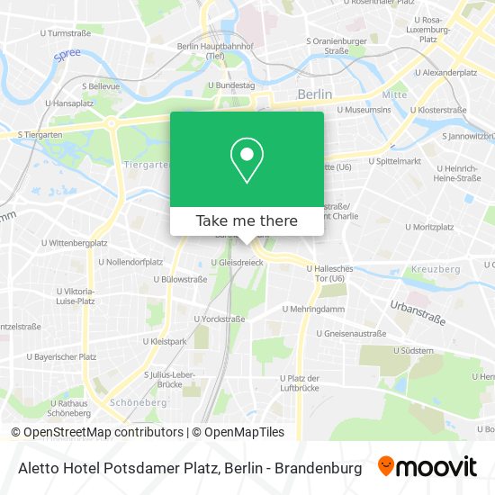 Aletto Hotel Potsdamer Platz map