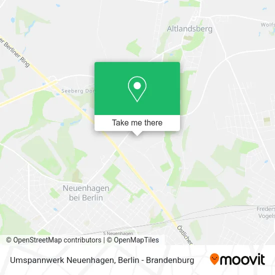 Карта Umspannwerk Neuenhagen