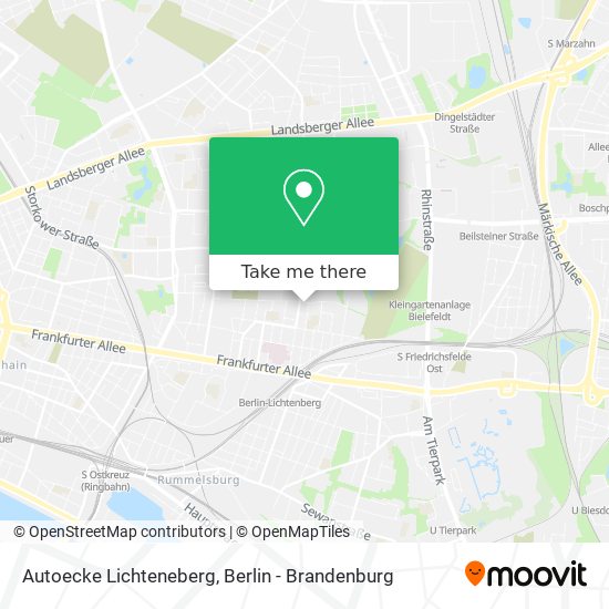 Autoecke Lichteneberg map