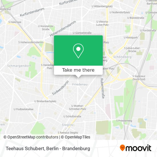 Карта Teehaus Schubert