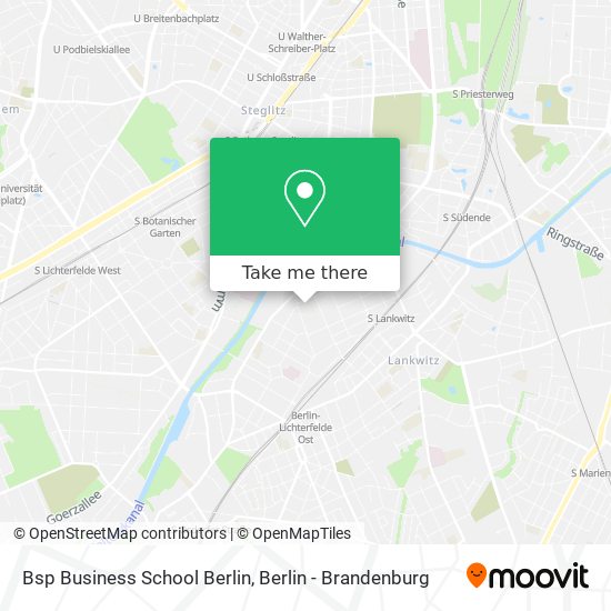Bsp Business School Berlin map