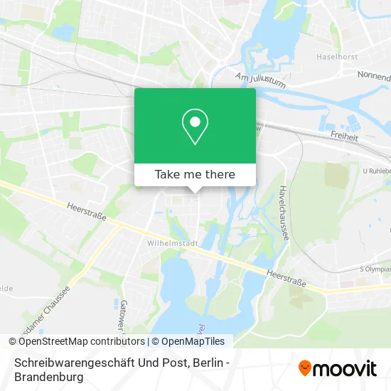 Карта Schreibwarengeschäft Und Post
