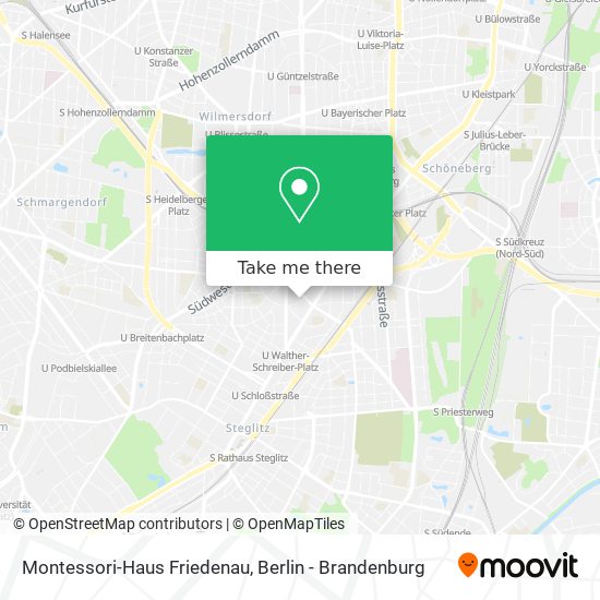 Montessori-Haus Friedenau map