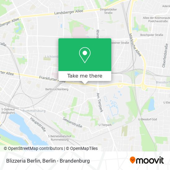 Карта Blizzeria Berlin