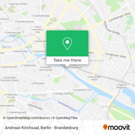 Andreas-Kirchsaal map