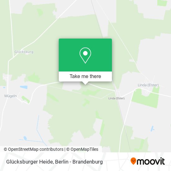 Glücksburger Heide map