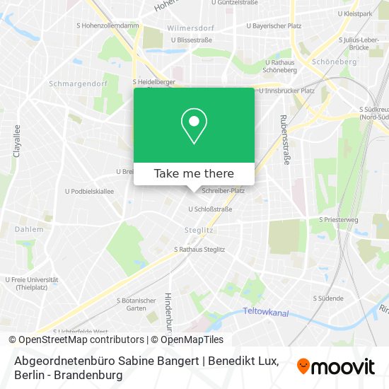 Карта Abgeordnetenbüro Sabine Bangert | Benedikt Lux