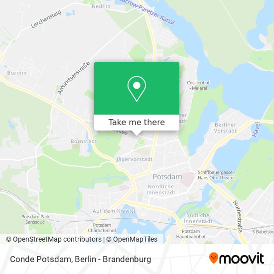 Карта Conde Potsdam