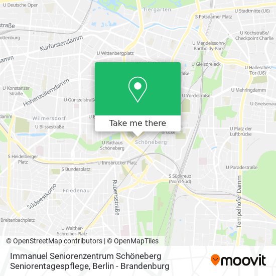 Immanuel Seniorenzentrum Schöneberg Seniorentagespflege map