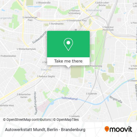 Карта Autowerkstatt Mundt