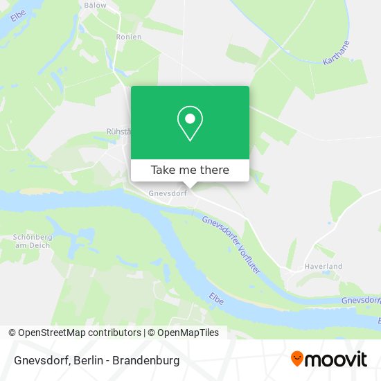 Gnevsdorf map