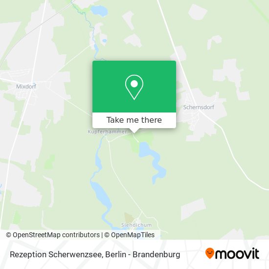Rezeption Scherwenzsee map
