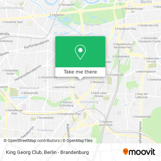 King Georg Club map