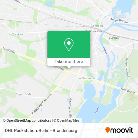 DHL Packstation map