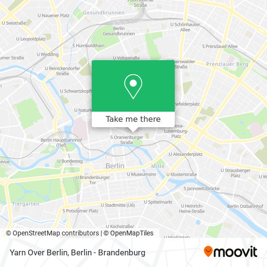 Yarn Over Berlin map