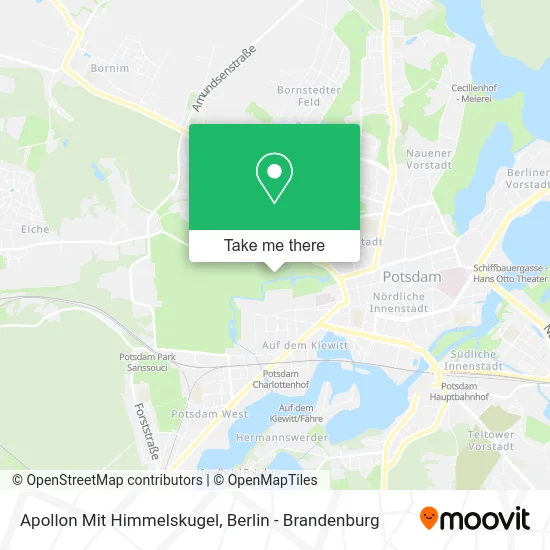 Карта Apollon Mit Himmelskugel