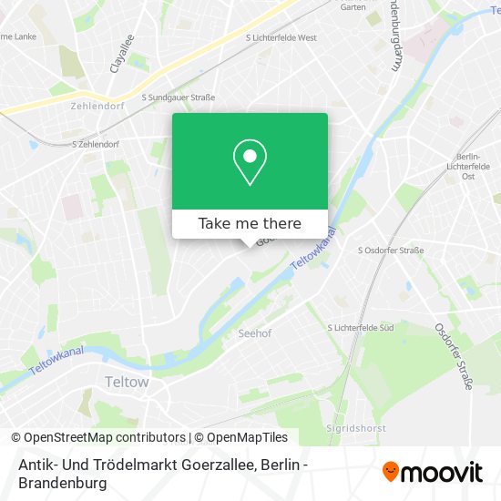 Antik- Und Trödelmarkt Goerzallee map