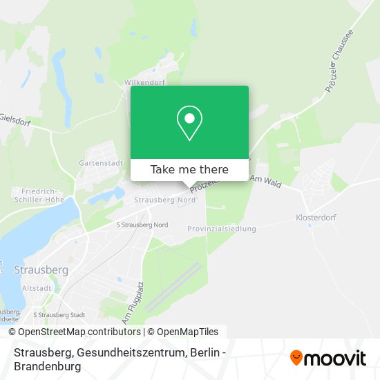 Strausberg, Gesundheitszentrum map