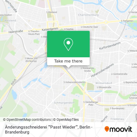 Änderungsschneiderei ""Passt Wieder"" map