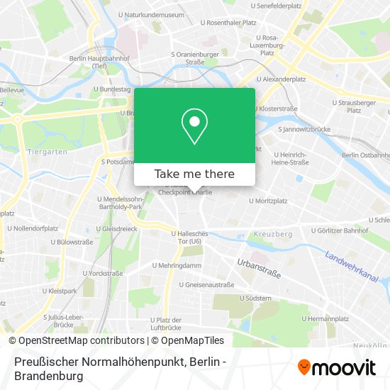 Preußischer Normalhöhenpunkt map