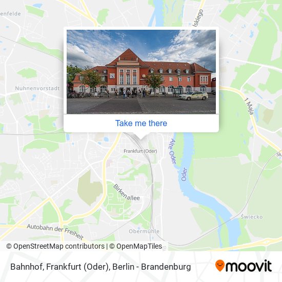 Bahnhof, Frankfurt (Oder) map