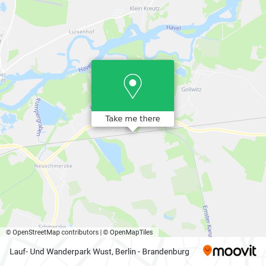 Lauf- Und Wanderpark Wust map
