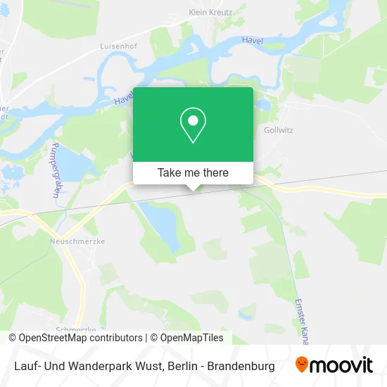 Карта Lauf- Und Wanderpark Wust