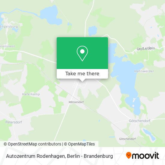 Autozentrum Rodenhagen map